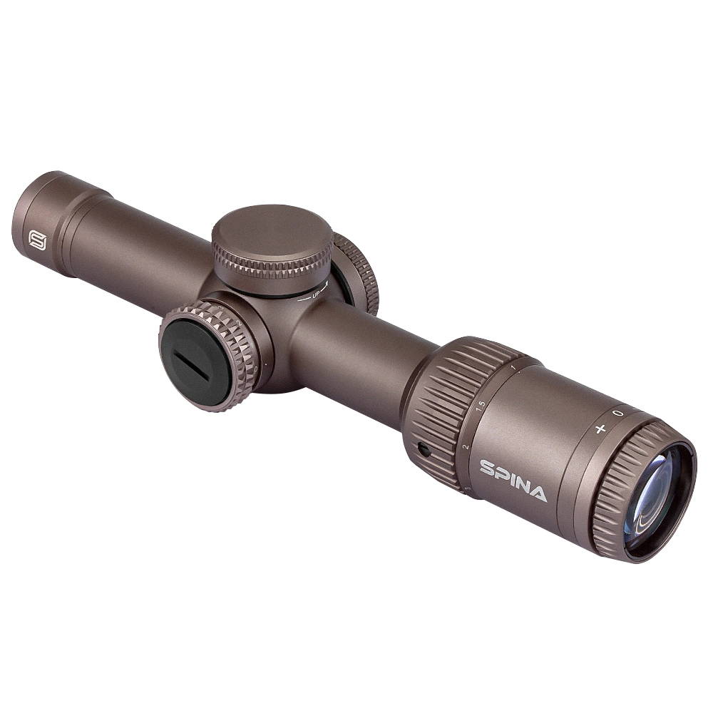 Spina Optics Spotting Riflescopes 1-6X24 Optic Scope Hunting Red Illuminated for Hunting Thin Edge